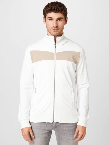 Elias Rumelis Sweat jacket in White: front