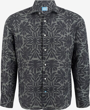 Panareha Regular fit Button Up Shirt 'ODESSA' in Grey: front