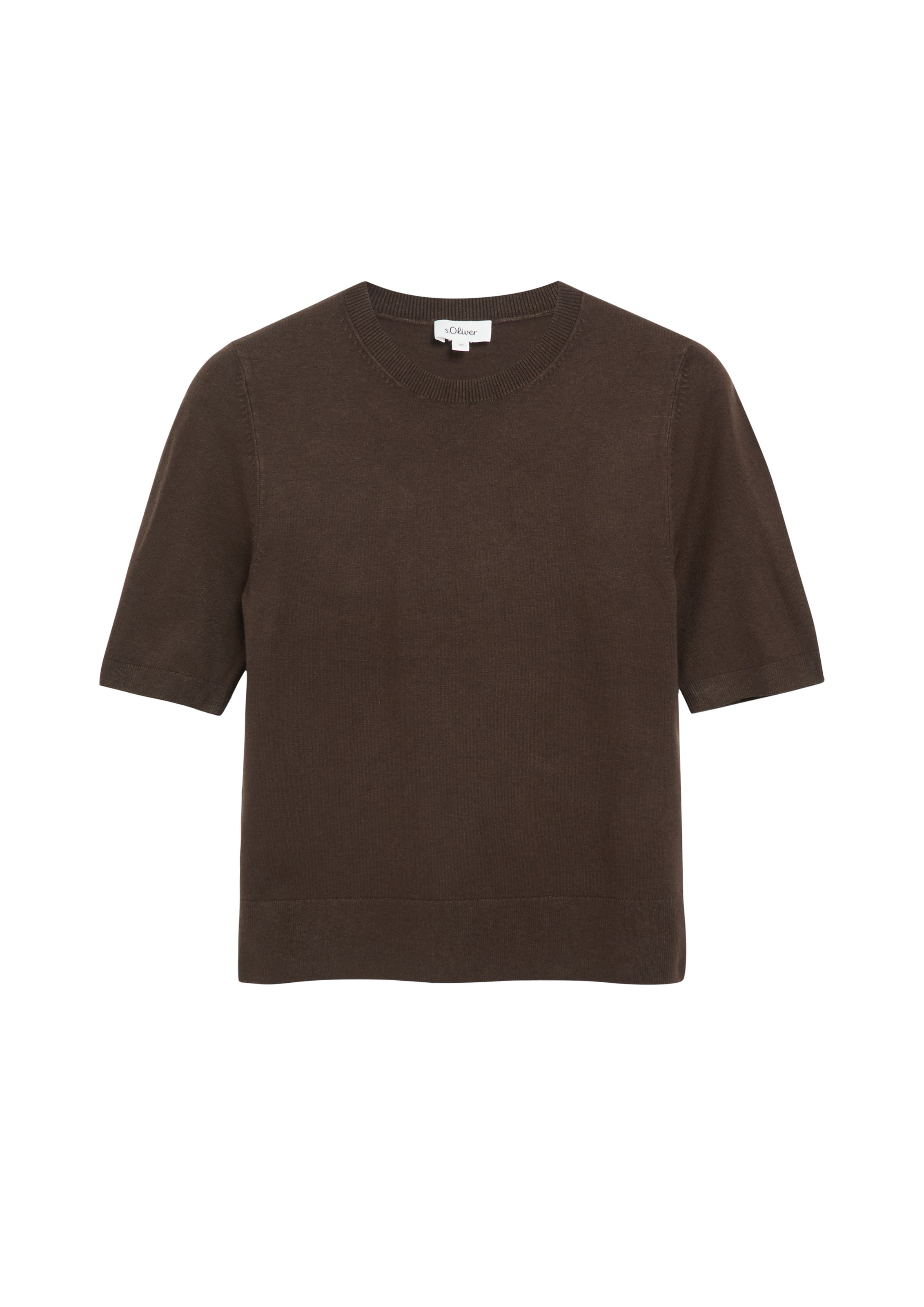 s.Oliver Pullover in Braun: Vorderseite
