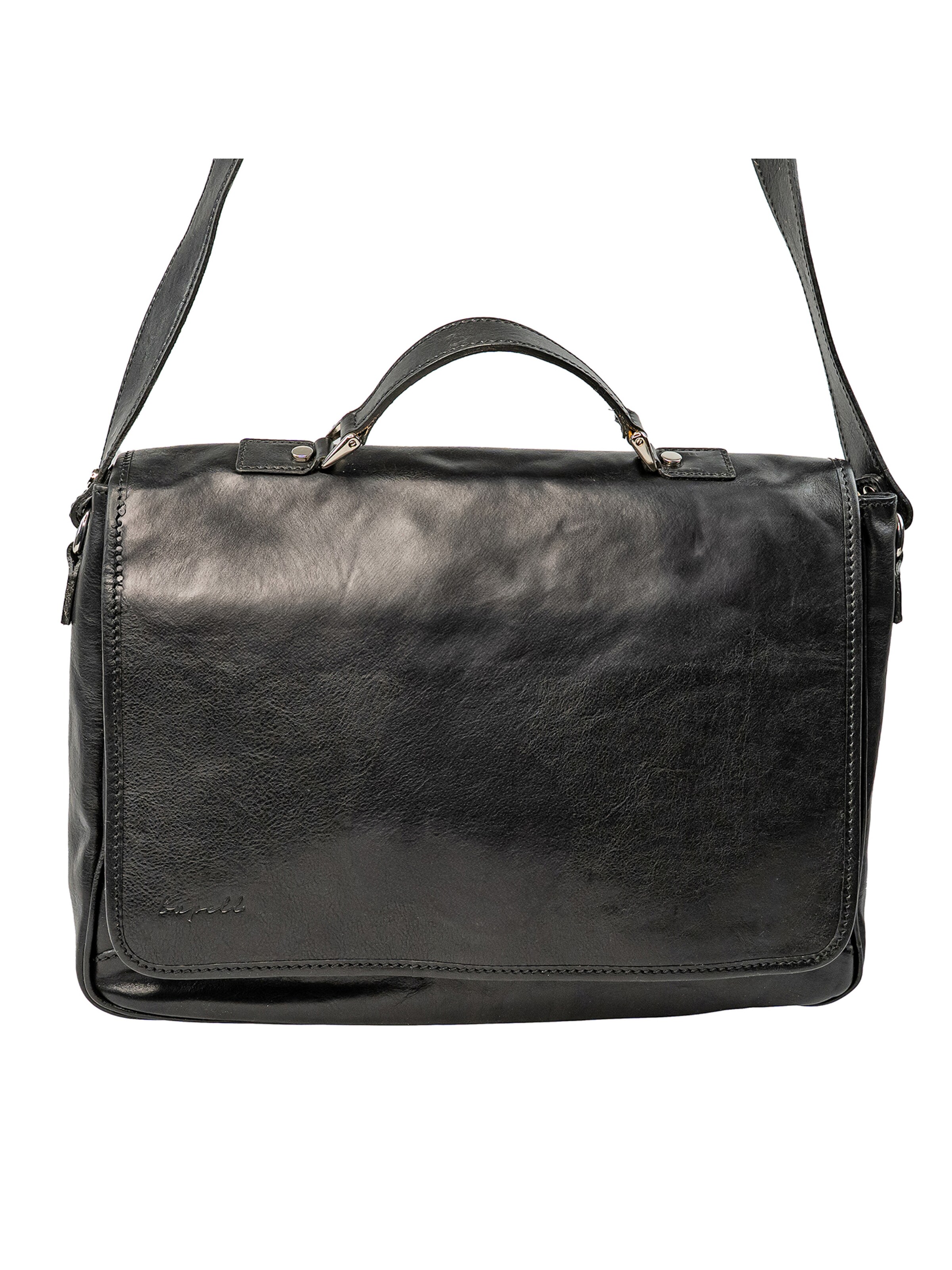 bupell Messenger 'Paolo' in Black: front