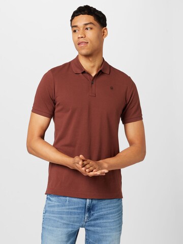 G-STAR Shirt 'Dunda' in Bruin: voorkant