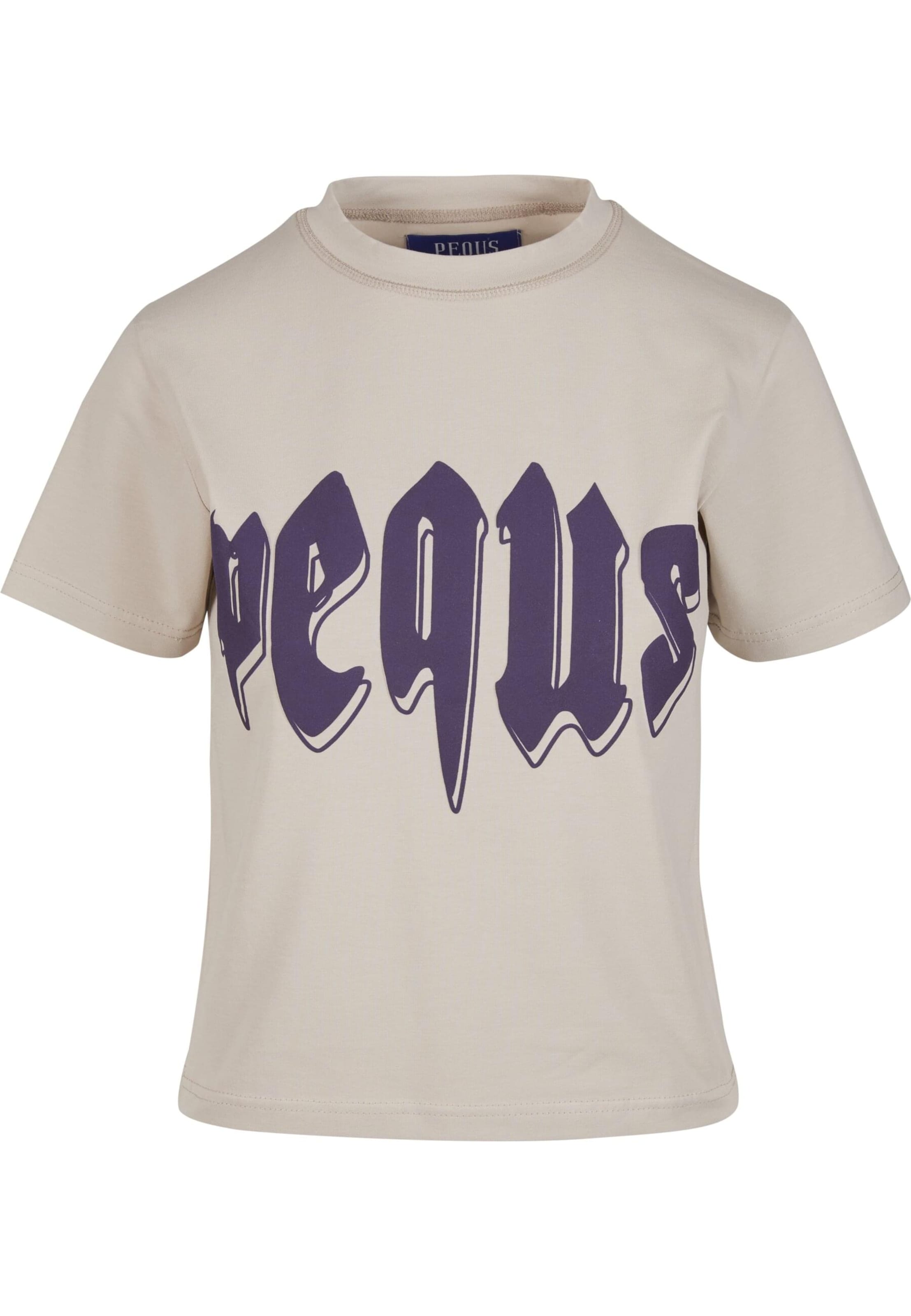Pequs T-Shirt in Beige: Vorderseite