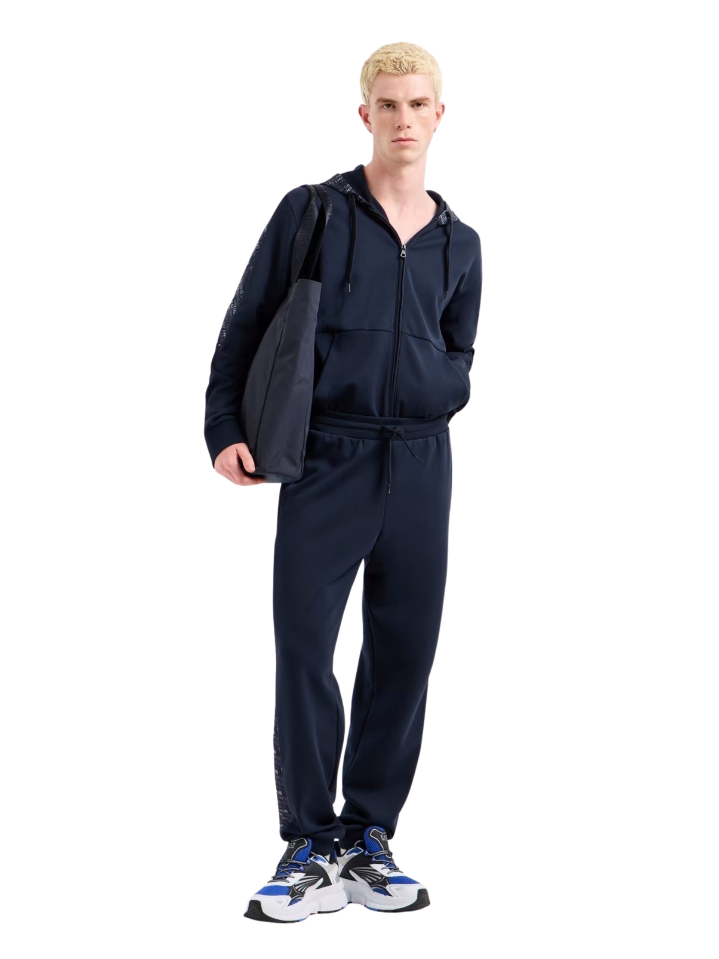 EA7 Emporio Armani Sweat jacket in Blue