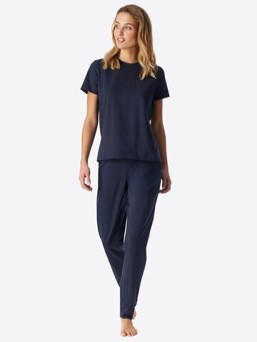 Chemise de nuit ' Mix & Relax ' SCHIESSER en bleu