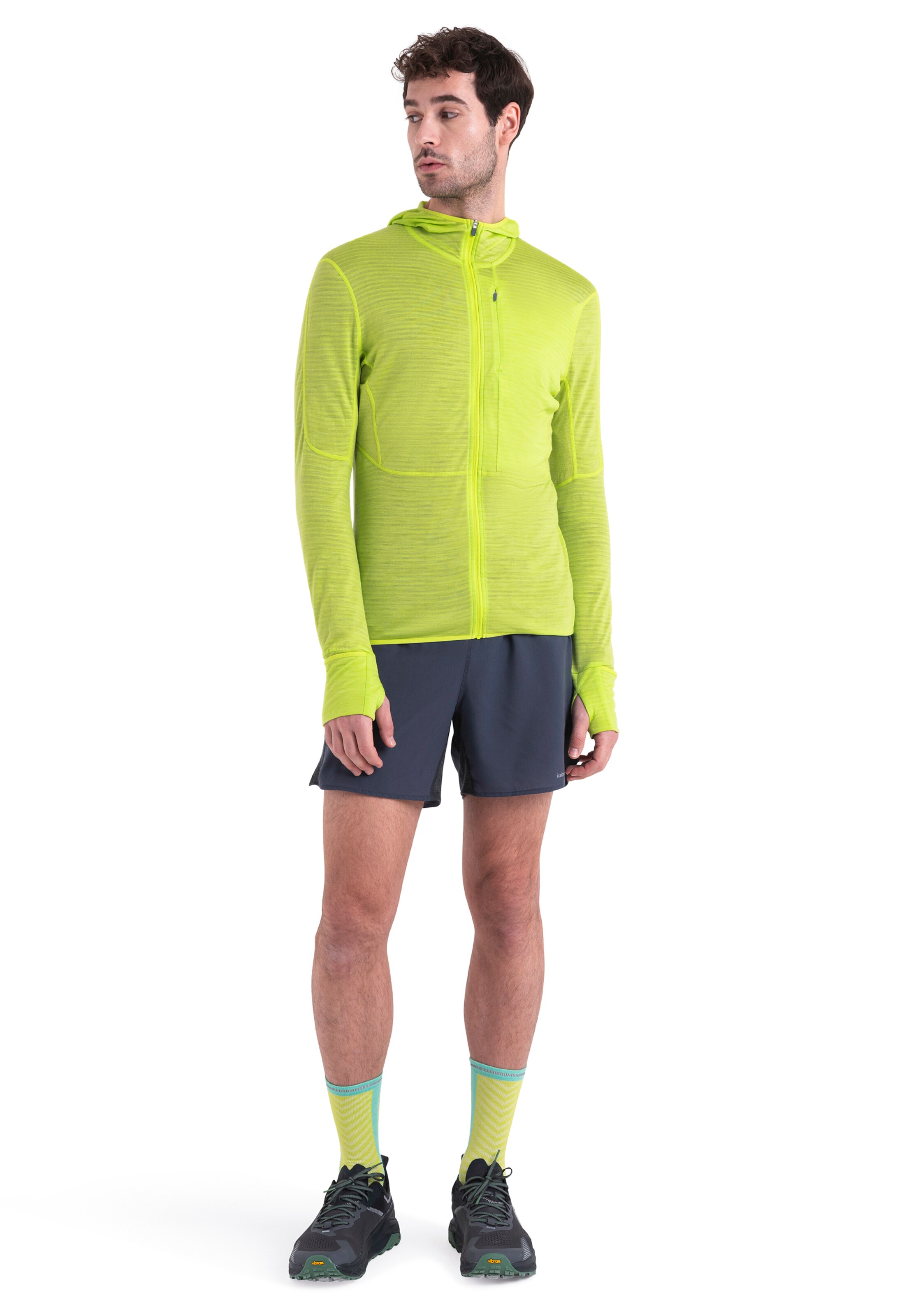 ICEBREAKERTehnička flis jakna 'Realfleece Descender' - zelena boja