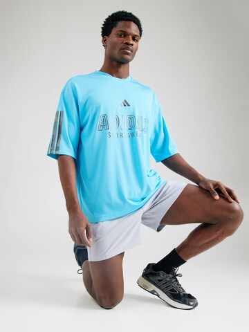 T-Shirt fonctionnel 'TIRO' ADIDAS SPORTSWEAR en bleu
