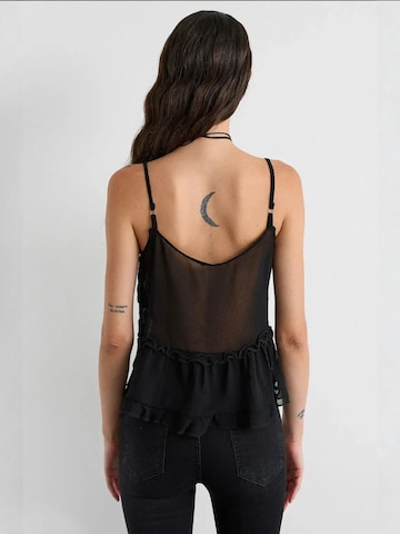 Hiccup Top in Zwart