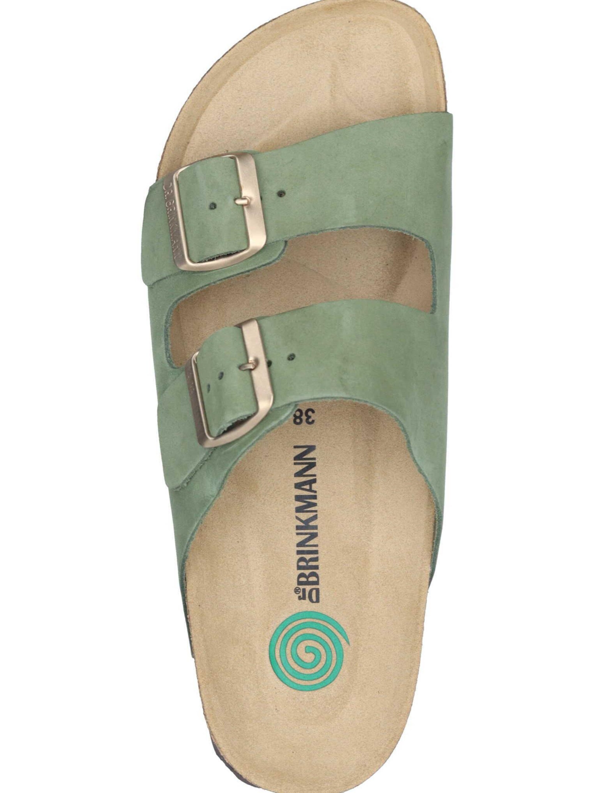 DR. BRINKMANN Mules 'BONILLO' in Green