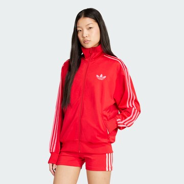 ADIDAS ORIGINALS Кофта на молнии 'Adicolor Classic Firebird ' в Красный: спереди