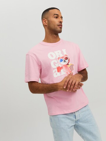 JACK & JONES Shirt 'Fluid' in Pink
