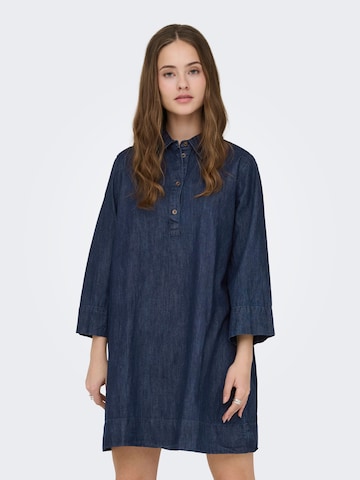 Robe-chemise 'ONLAMARI' ONLY en bleu : devant