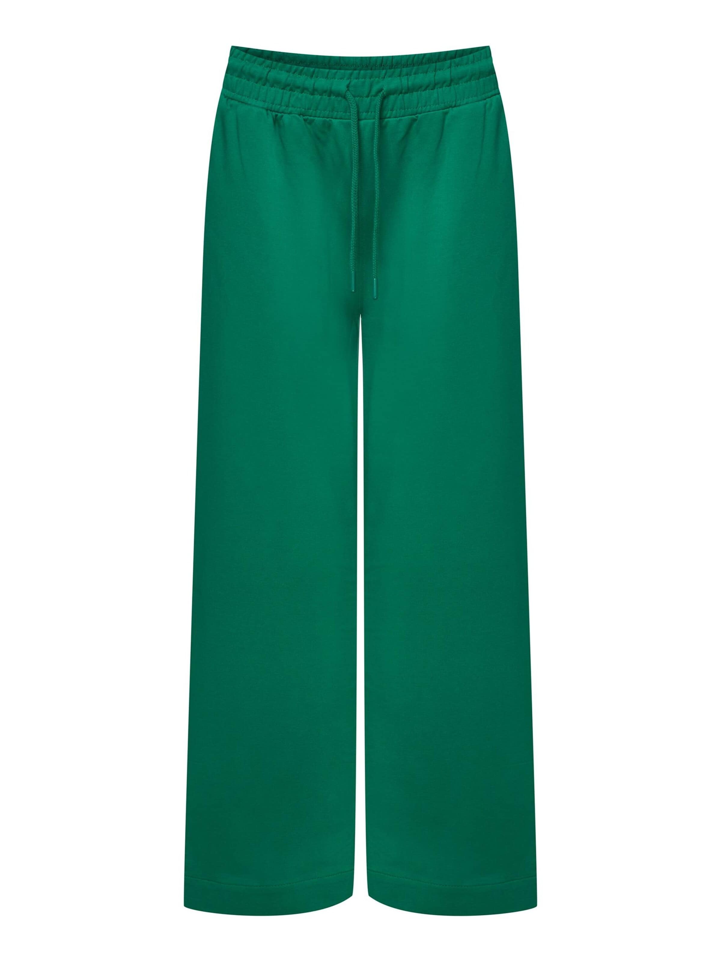 ESOTIQ Wide leg Pants 'Kayci' in Green