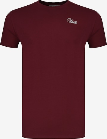 SikSilk Koszulka 'Essentials' w kolorze czerwony: przód