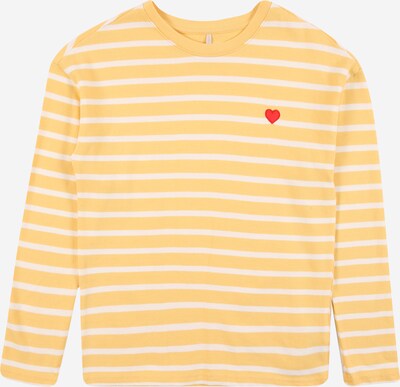 KIDS ONLY Shirt in gelb / rot / weiß, Produktansicht