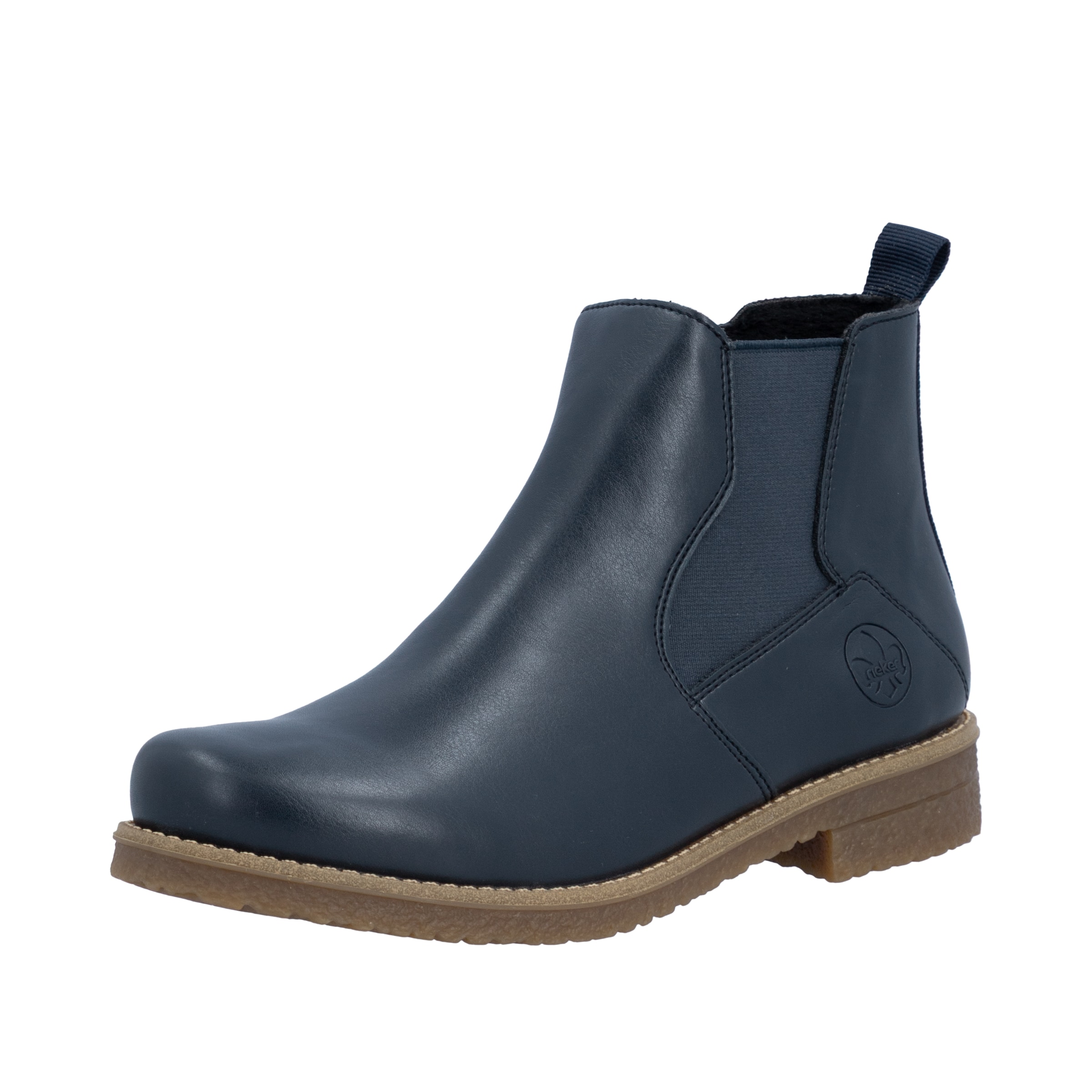 Rieker Booties in Blue: front