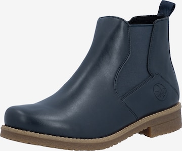 Rieker Booties in Blue: front