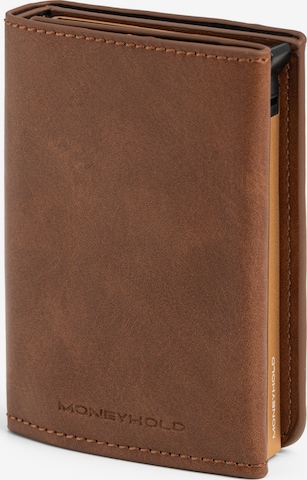 Porte-monnaies Moneyhold en marron : devant