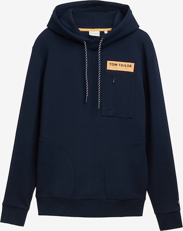 TOM TAILOR Sweatshirt in Blue: front