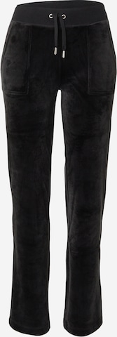 Juicy Couture Regular Broek 'DEL RAY' in Zwart: voorkant