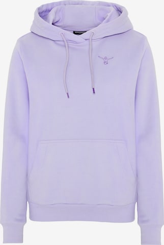 CHIEMSEE Sweatshirt ' mit großem Rückenprint ' in Lila: Vorderseite
