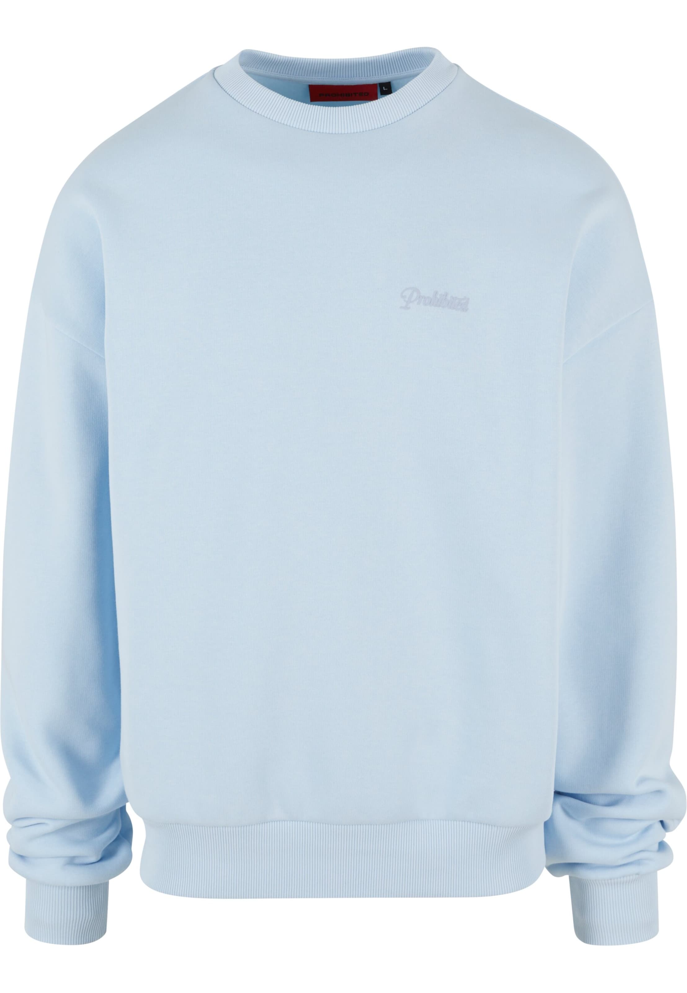 Prohibited - Sweatshirt 'Crew Neck 2.0' em azul: frente