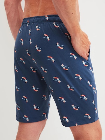 CALIDA Pyjamahose 'RMX Sleep Leisure'‌‌‌‌‌‌‌ in Blau