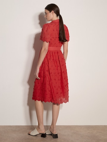 Apricot Jurk ' ' in Rood