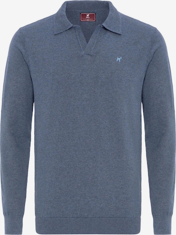 Williot Pullover in Blau: Vorderseite