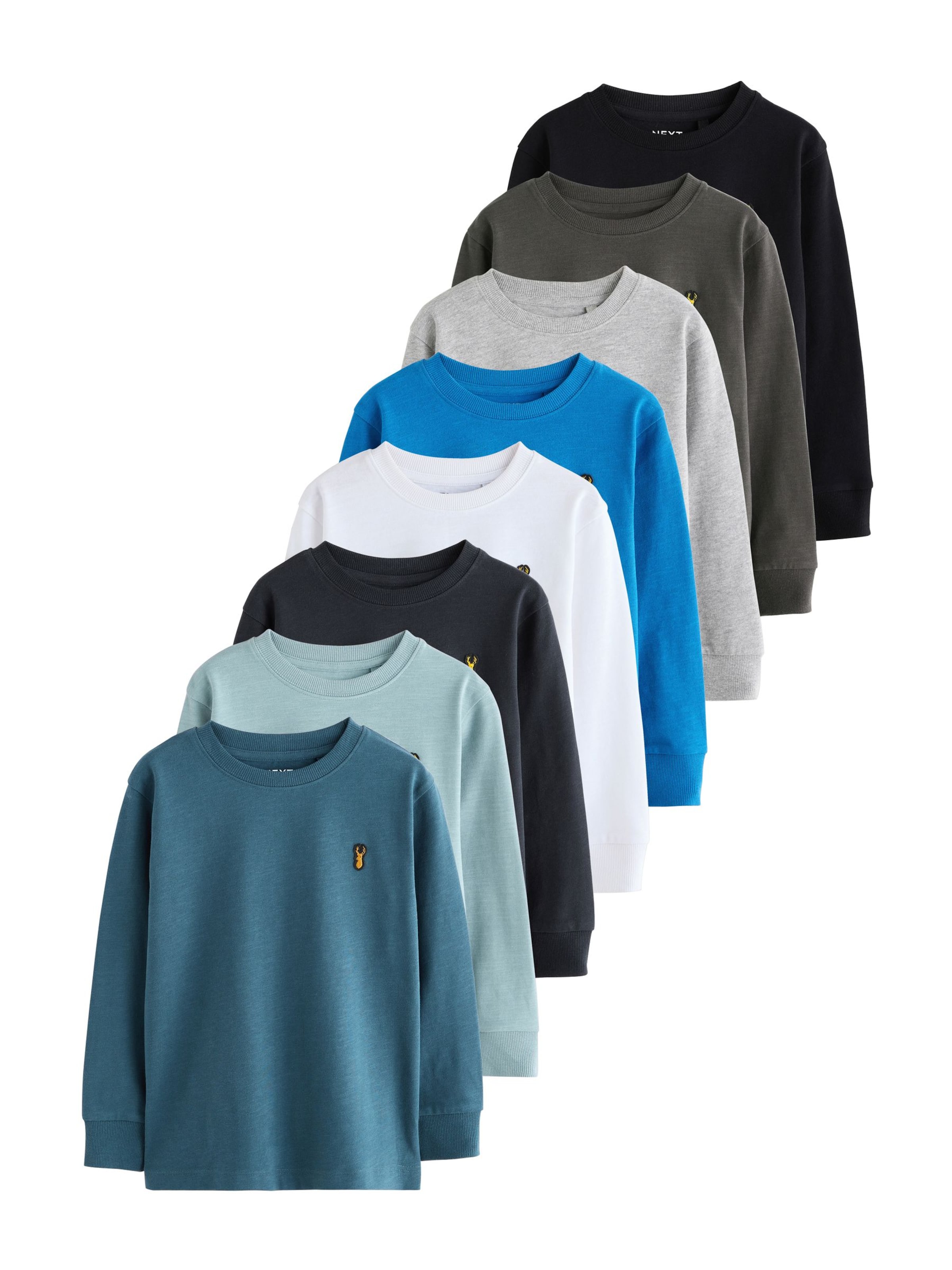 T-Shirt Next en bleu : devant