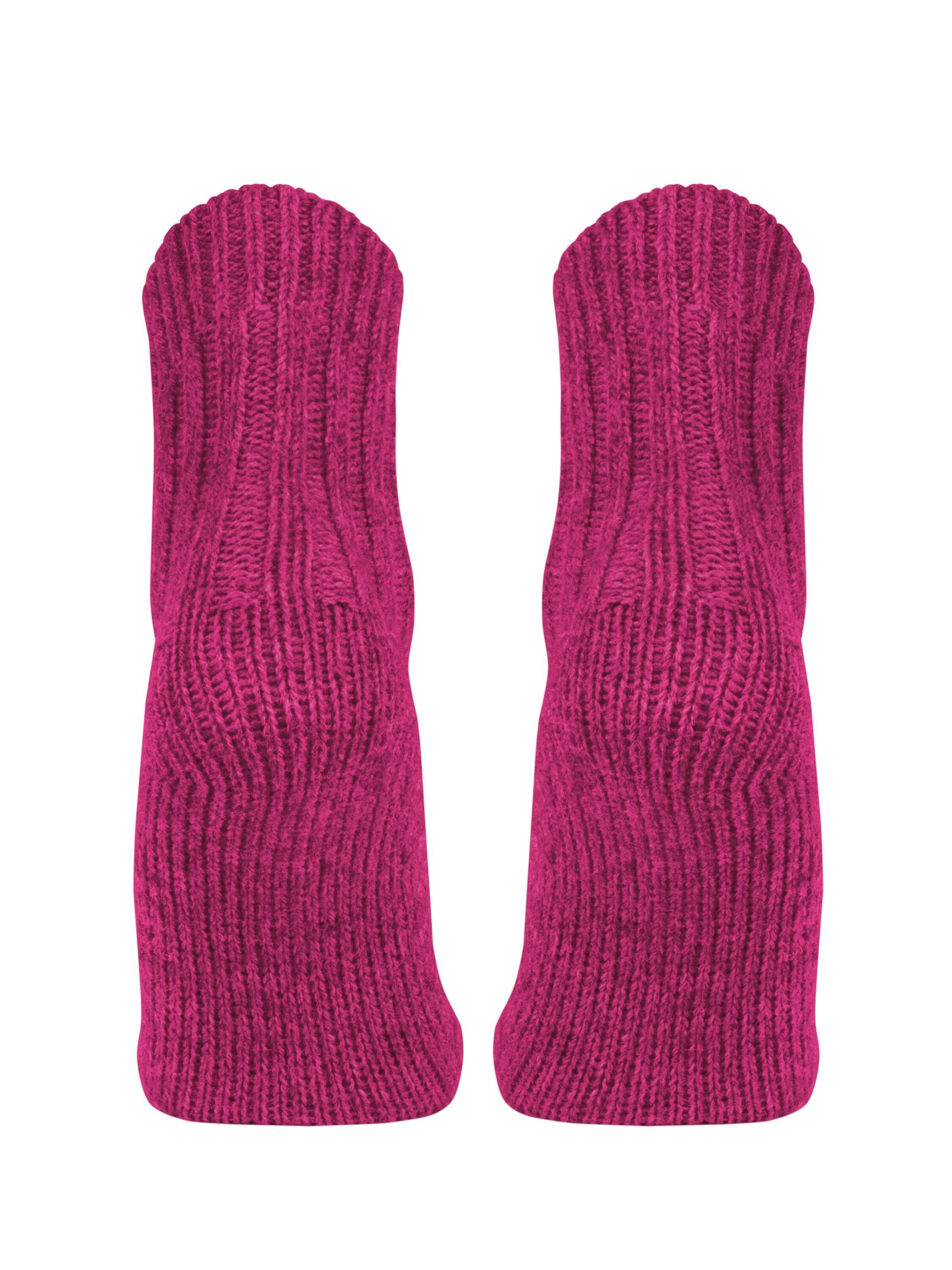 Chaussettes normani en rose