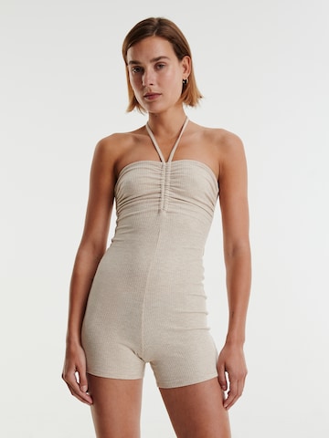 EDITED Jumpsuit 'Jackline' in Beige: predná strana