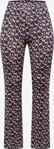 PIECES Curve Trousers 'NALA' in Black: front