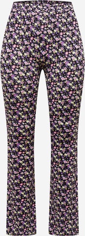 PIECES Curve Broek 'NALA' in Zwart: voorkant