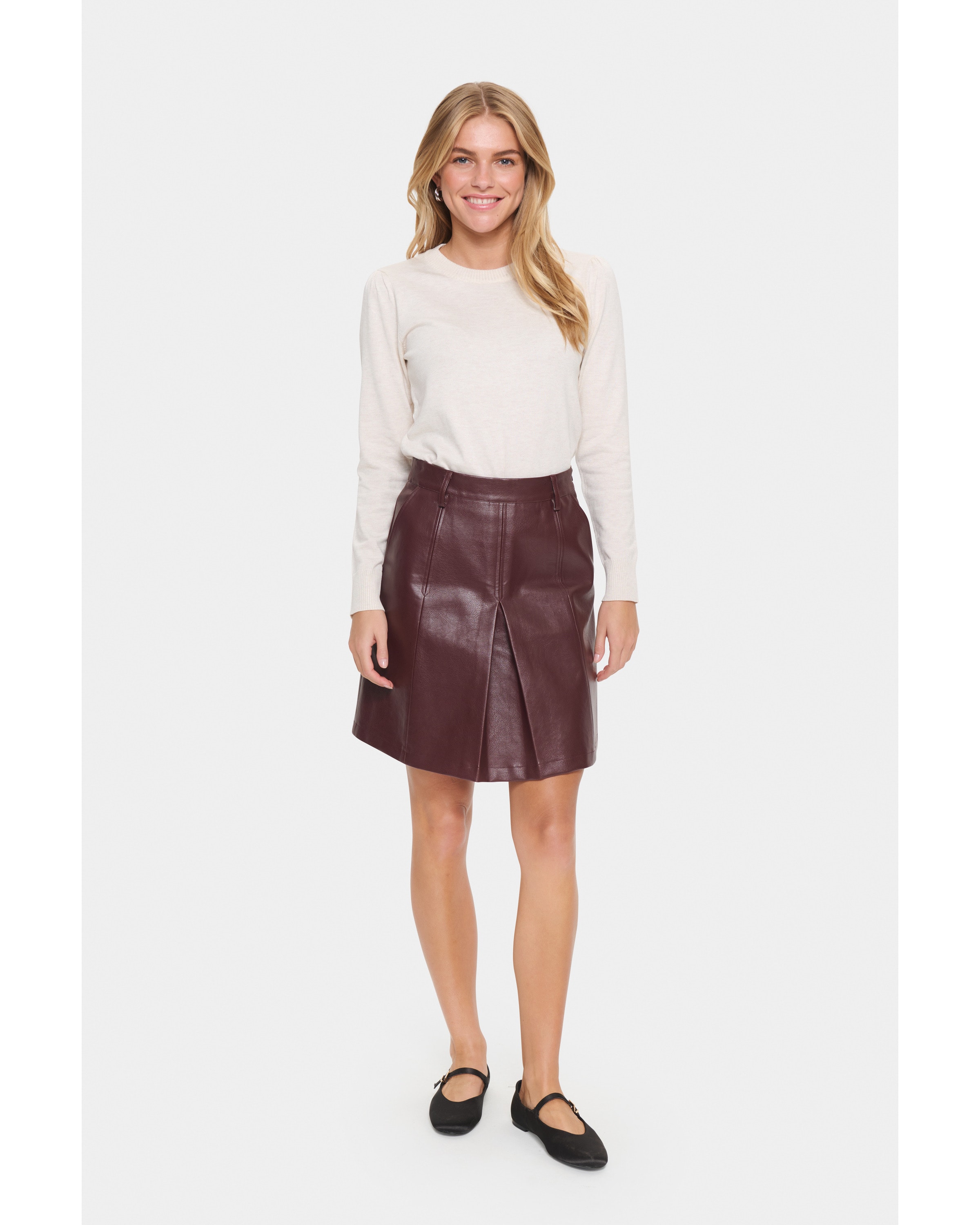 SAINT TROPEZ Pullover in Grau: Vorderseite