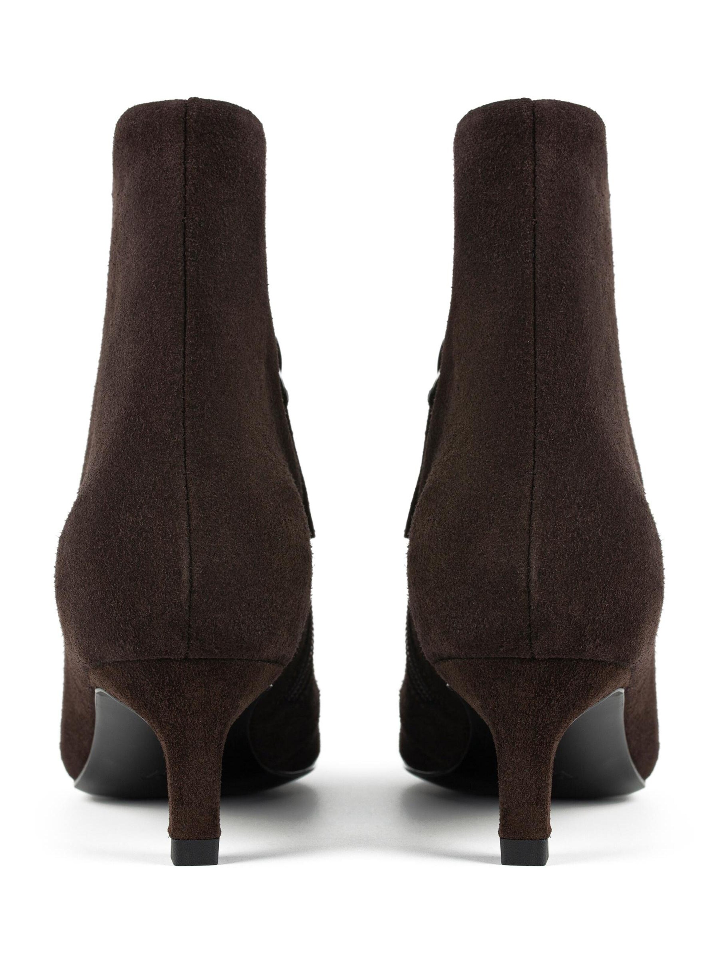 L37 HANDMADE SHOES Booties 'TWILIGHT GLIMMER' in Brown