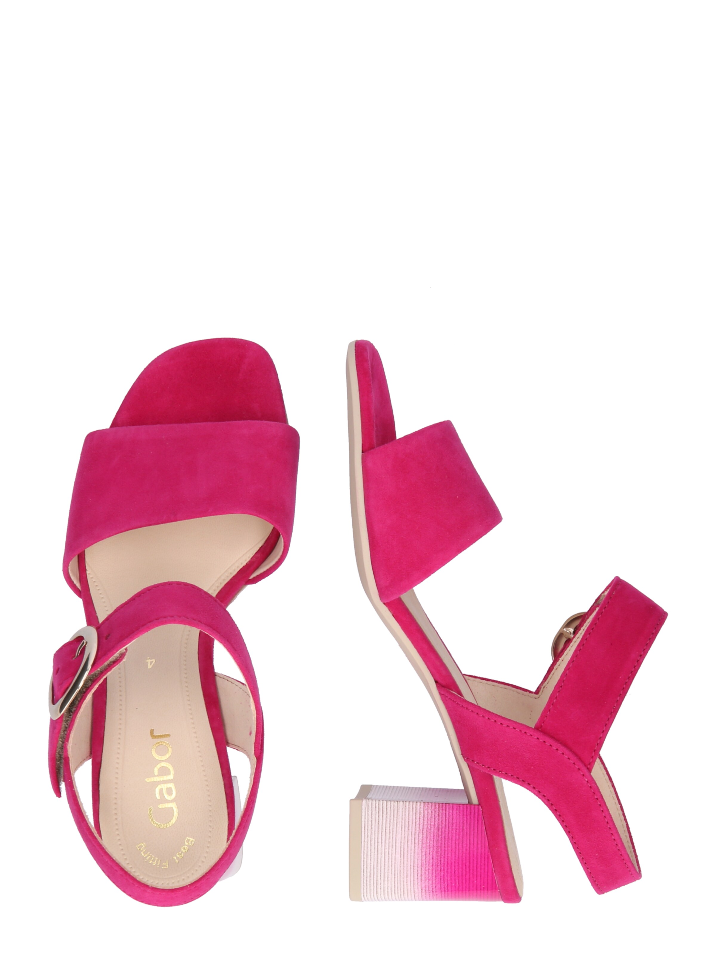 GABOR Sandalen met riem in Roze