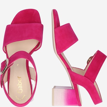 GABOR - Sandálias com tiras em rosa