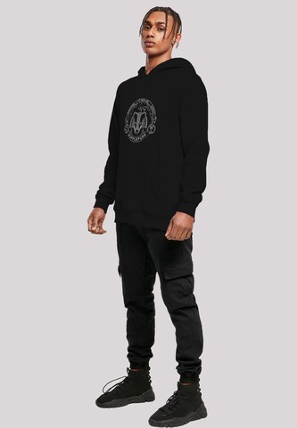 F4NT4STIC Sweatshirt 'Harry Potter Hufflepuff Seal' in Black
