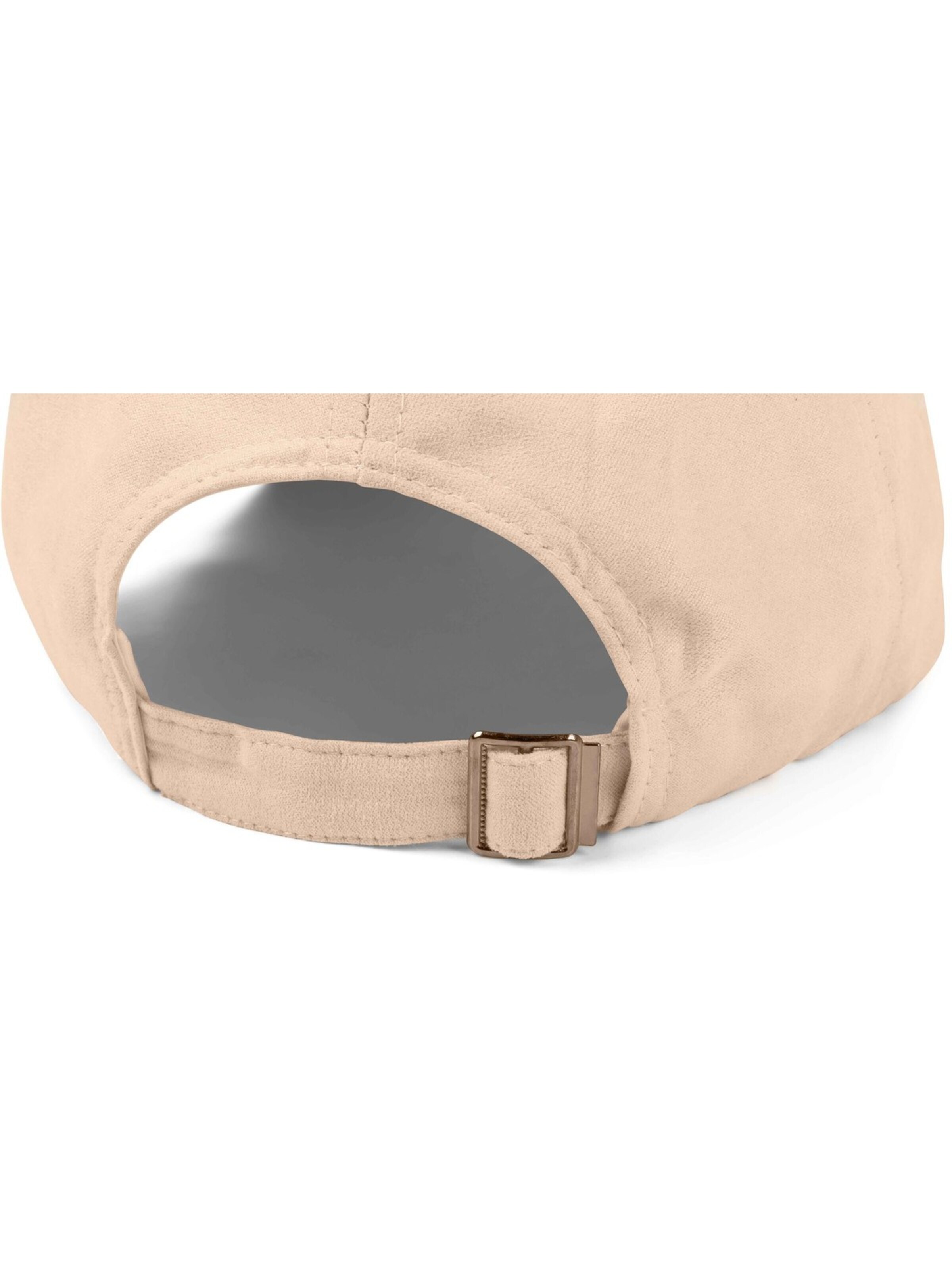 styleBREAKER Cap 'Cap in Wildleder Optik' in Beige