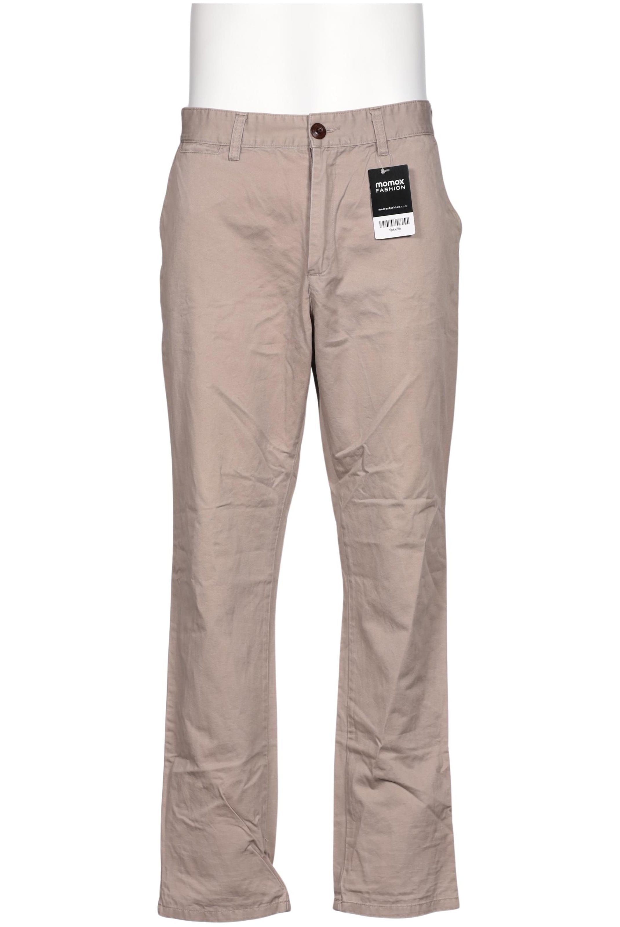 Mahagony Stoffhose 34 in Beige: Vorderseite