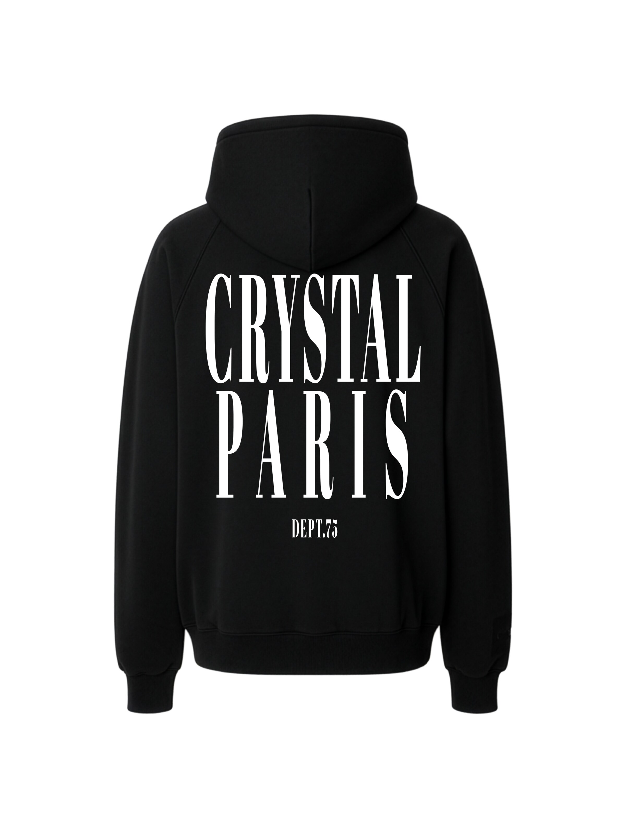 Crystal Paris Sweatshirt 'Face' in Black