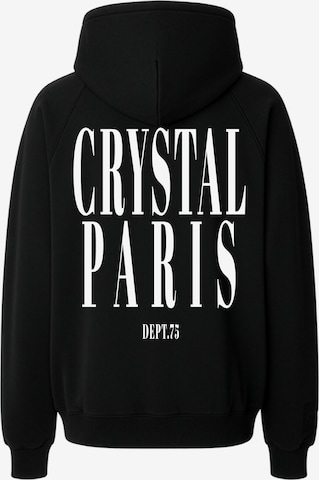Crystal Paris Sweatshirt 'Face' in Black: front