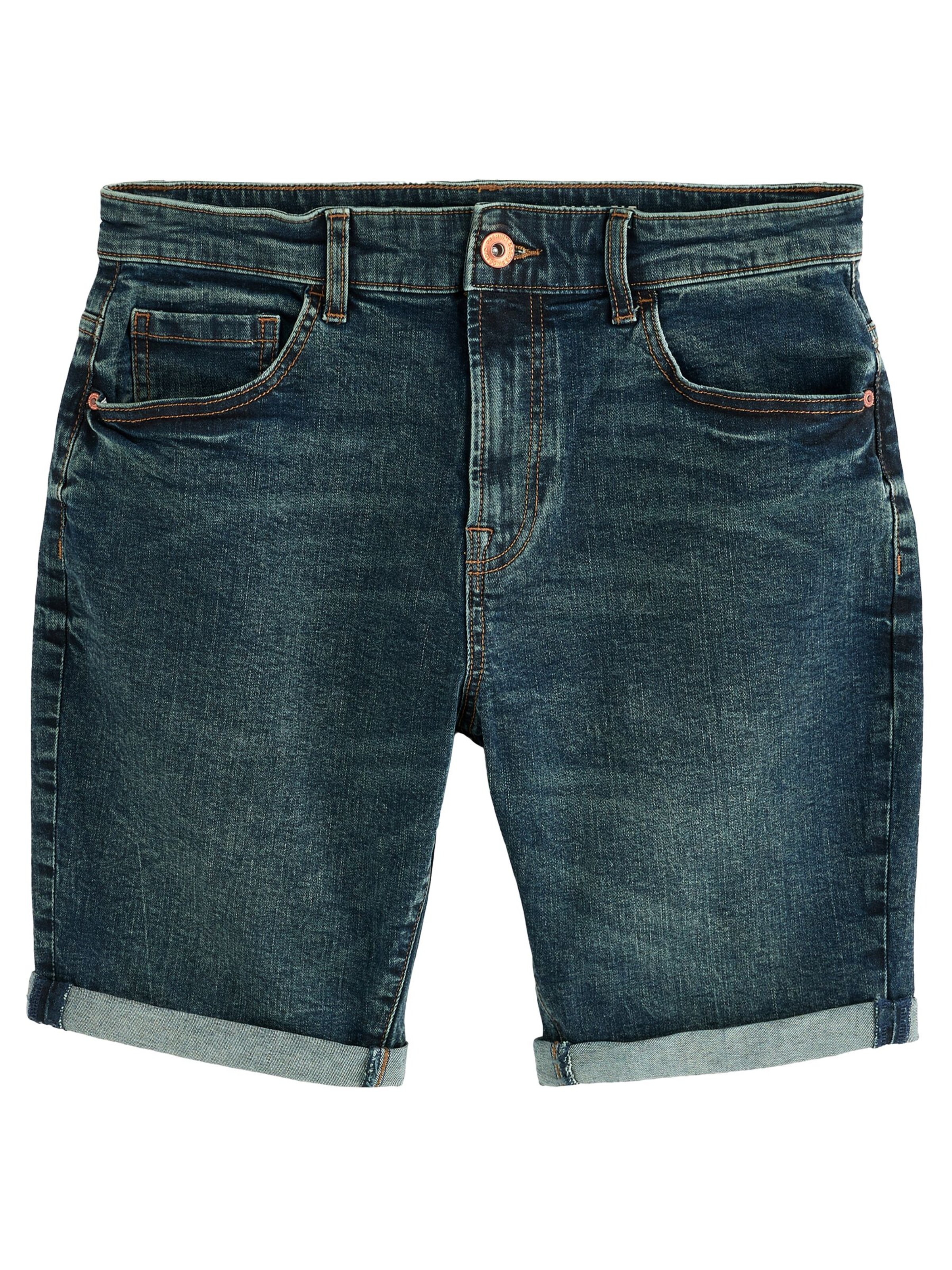 Next Slimfit Jeans in Blauw: voorkant