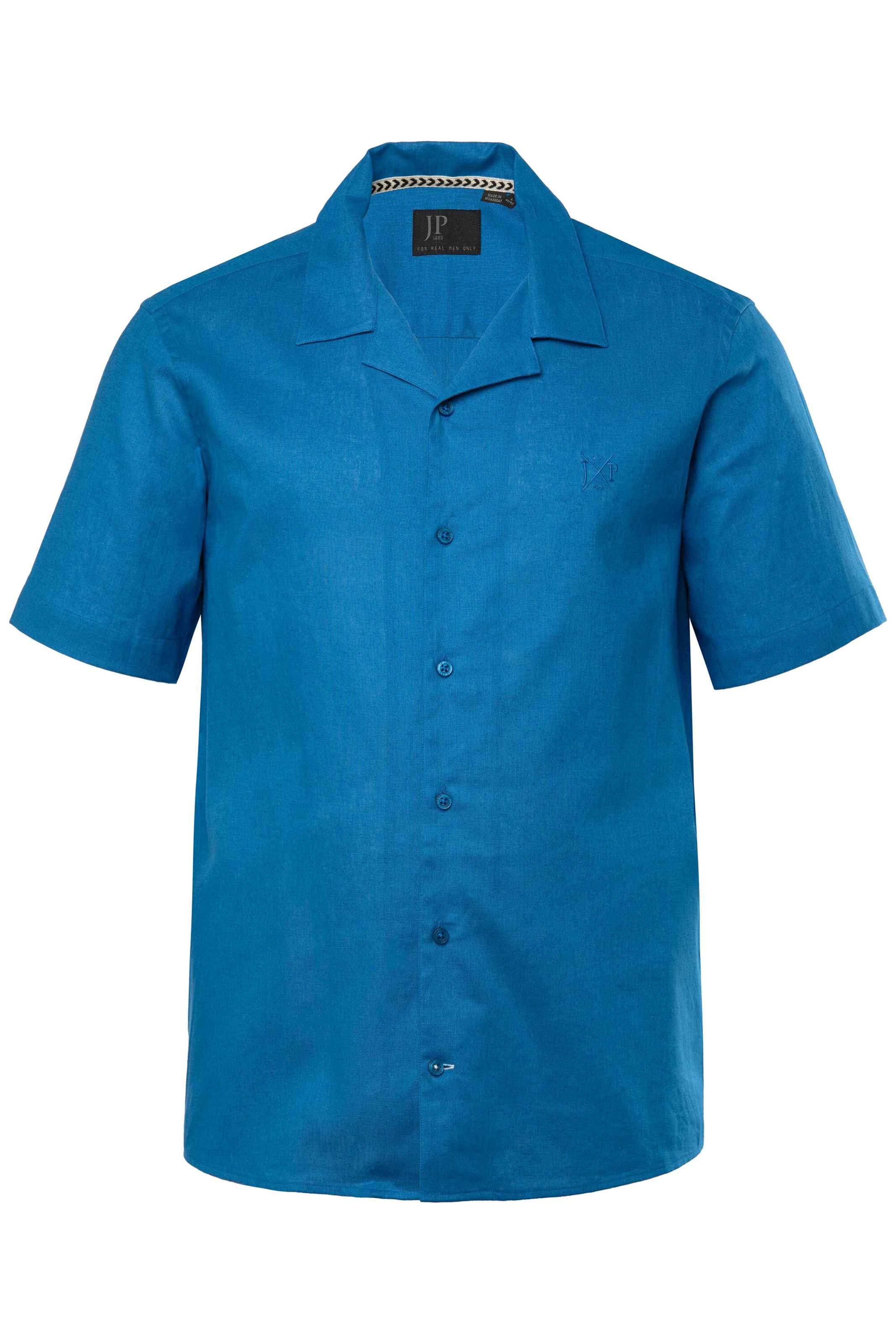 JP1880 Overhemd in Blauw: voorkant