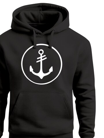 Neverless Sweatshirt 'Anker' in Black