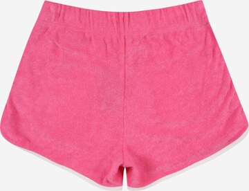 Abercrombie & Fitch Normalny krój Spodnie w kolorze różowy