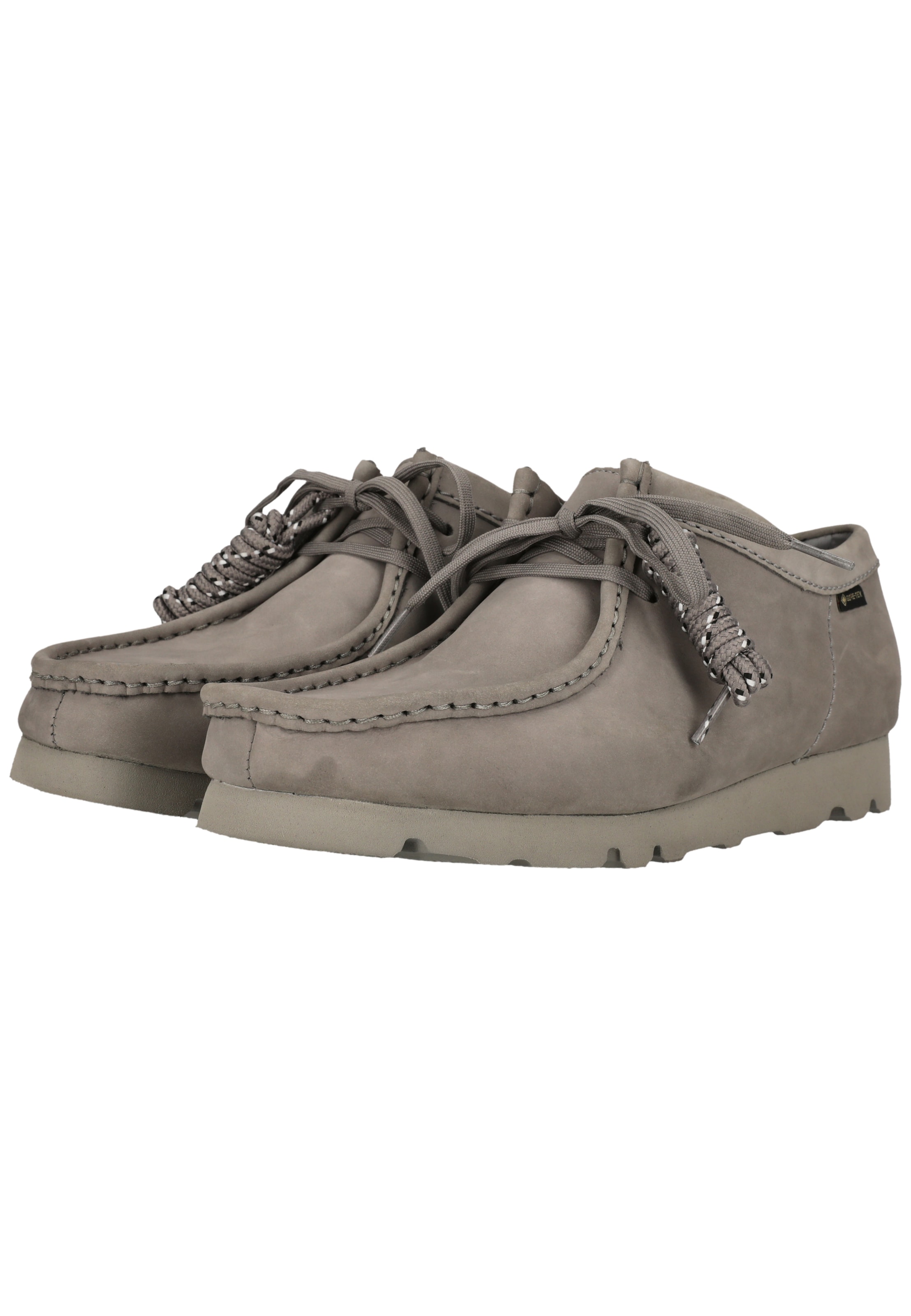 CLARKS Lace-up shoe 'Wallabee' in Grey