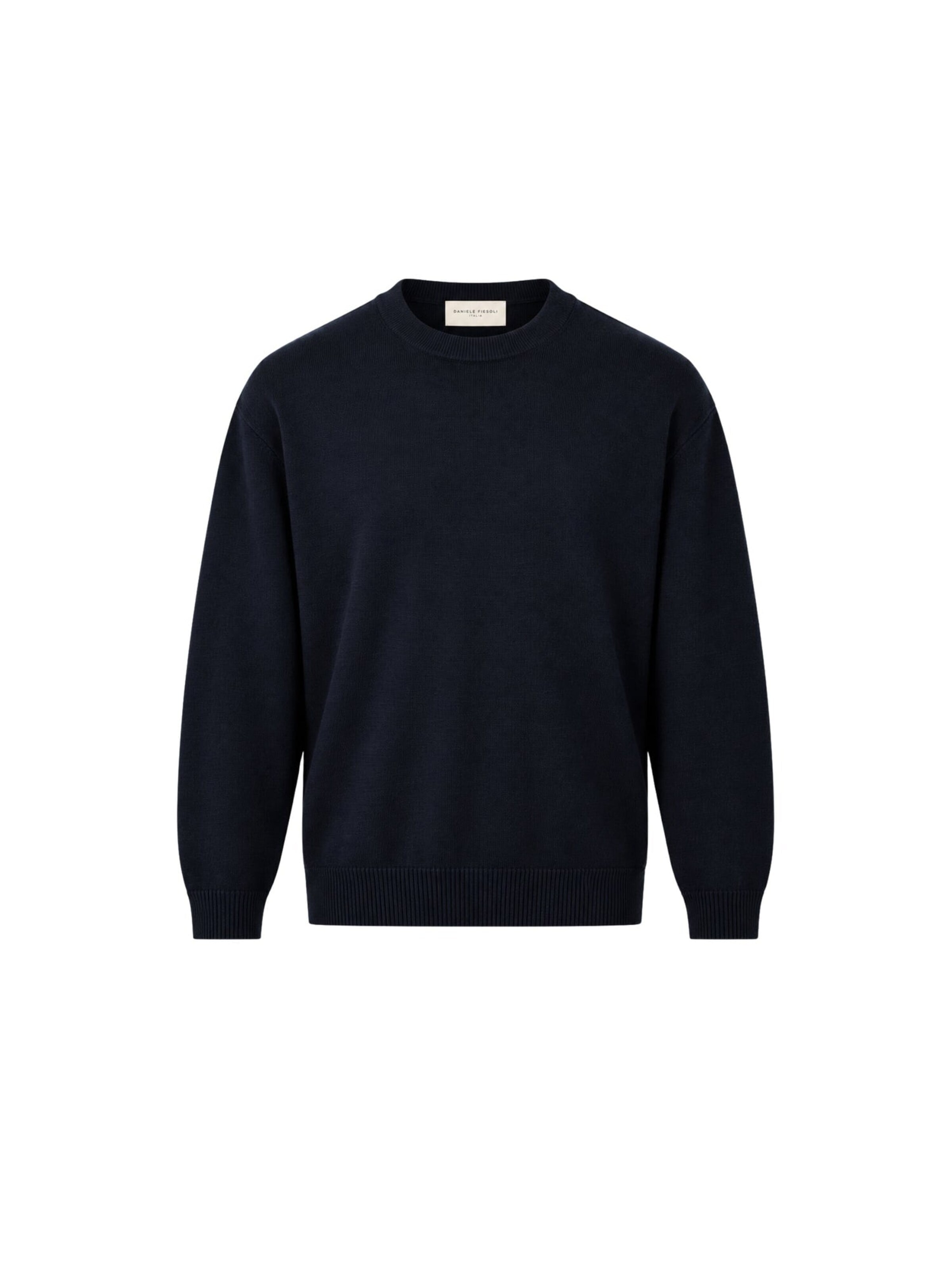 Pullover di Daniele Fiesoli in blu: frontale
