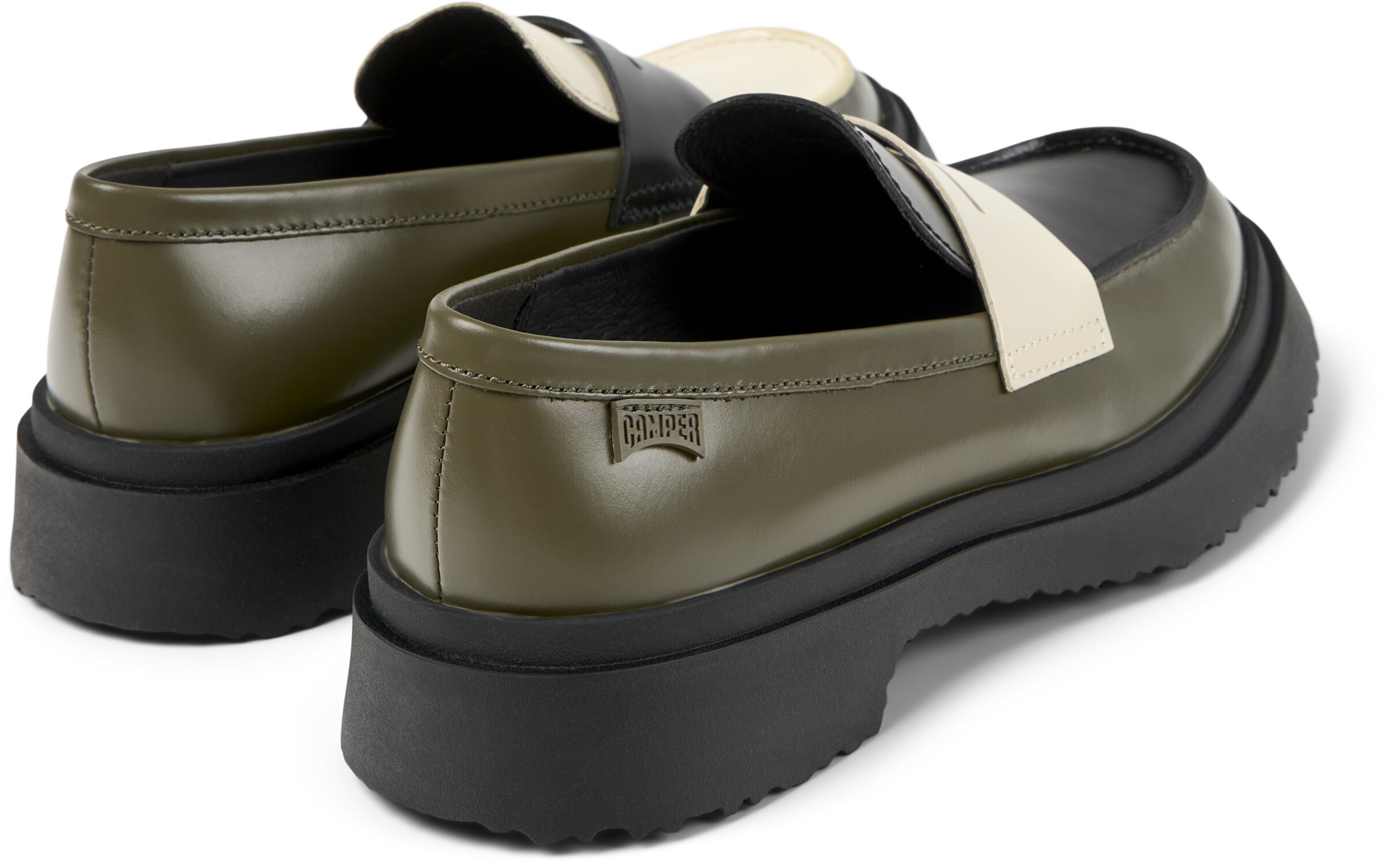 CAMPER Mocassins 'Walden Twins' in Groen