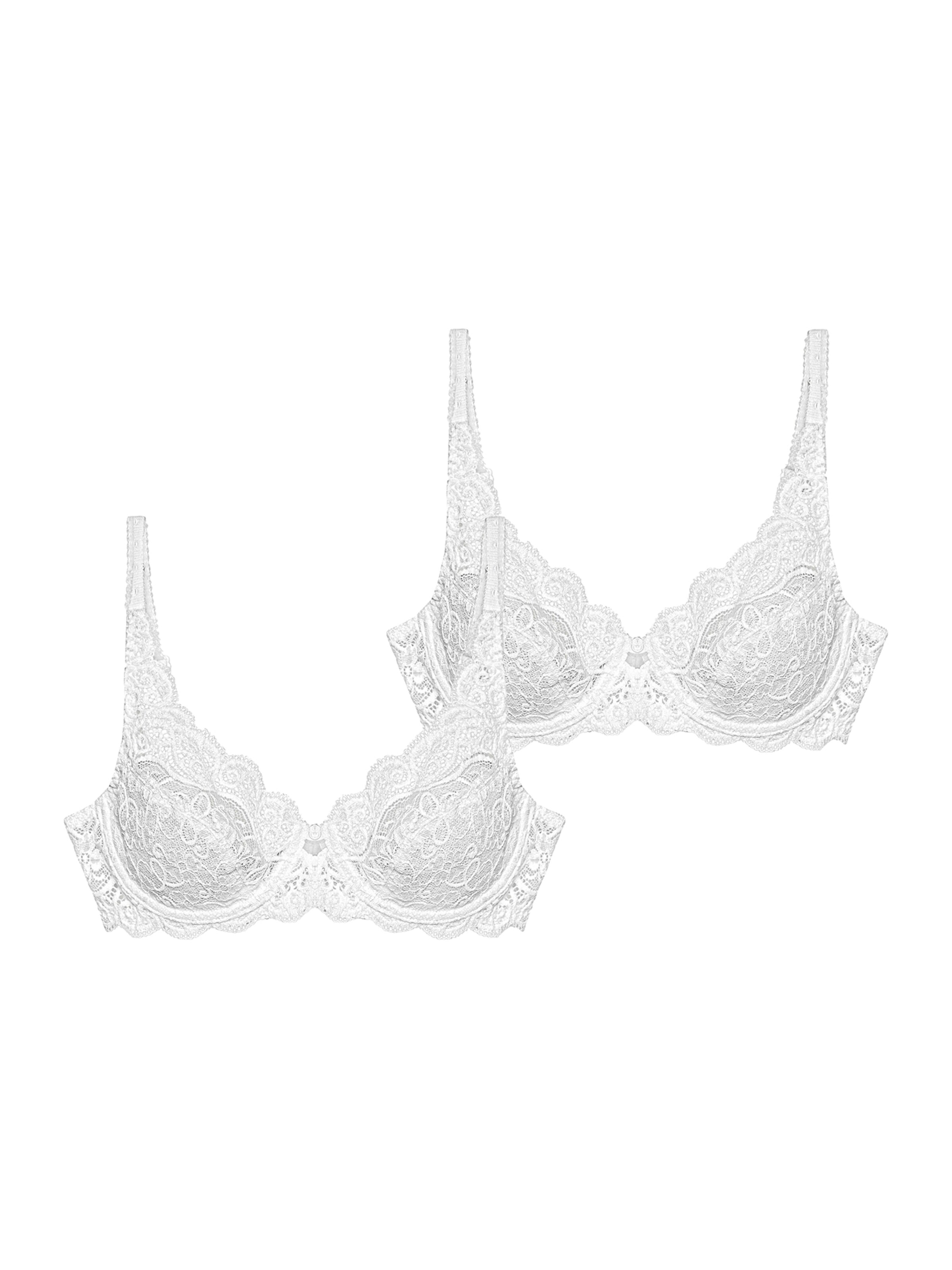 Soutien-gorge ' Amourette 300 ' TRIUMPH en blanc : devant